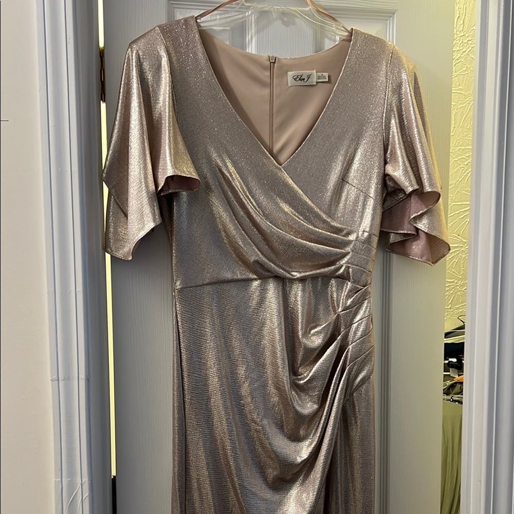 Elegant Metallic Dress